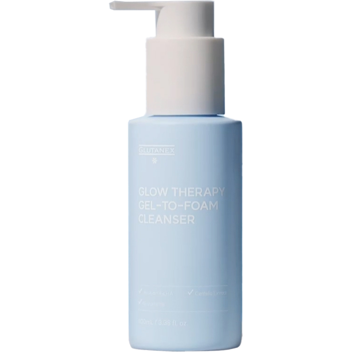 Glutanex Glow Therapy Gel-to-Foam Cleanser, 100ml