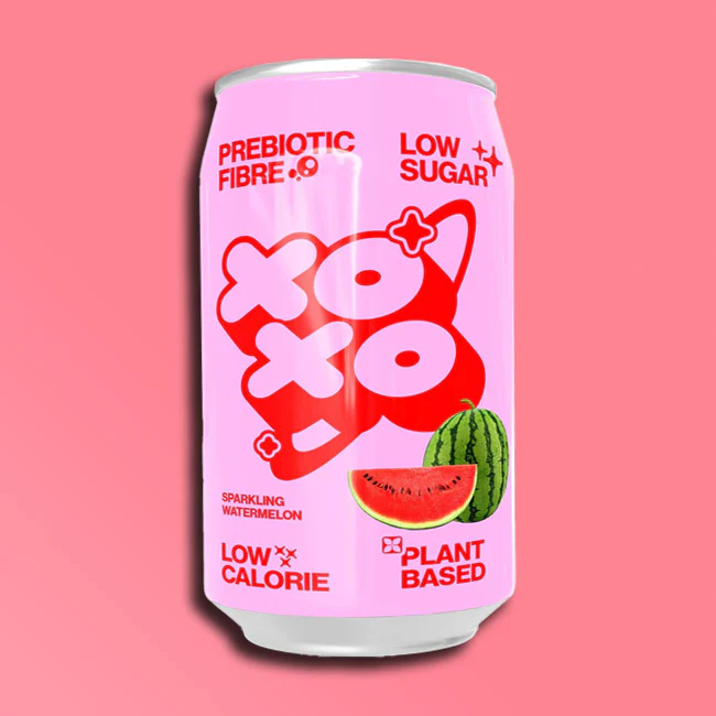 XOXO Prebiotic Soda Watermelon — 330ml - Image 3